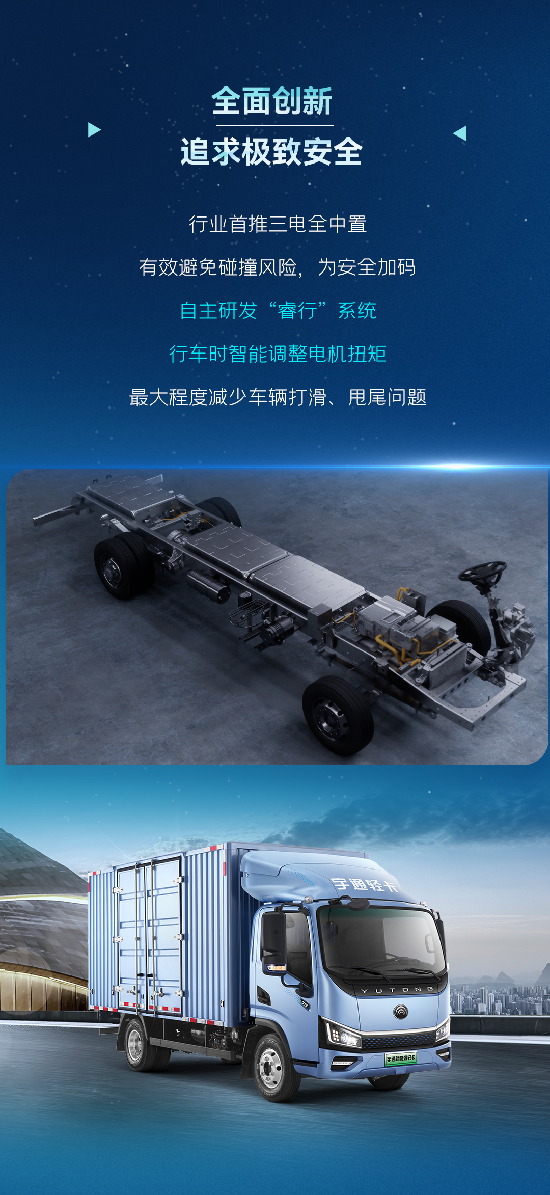 一圖看懂宇通輕卡上市新品！